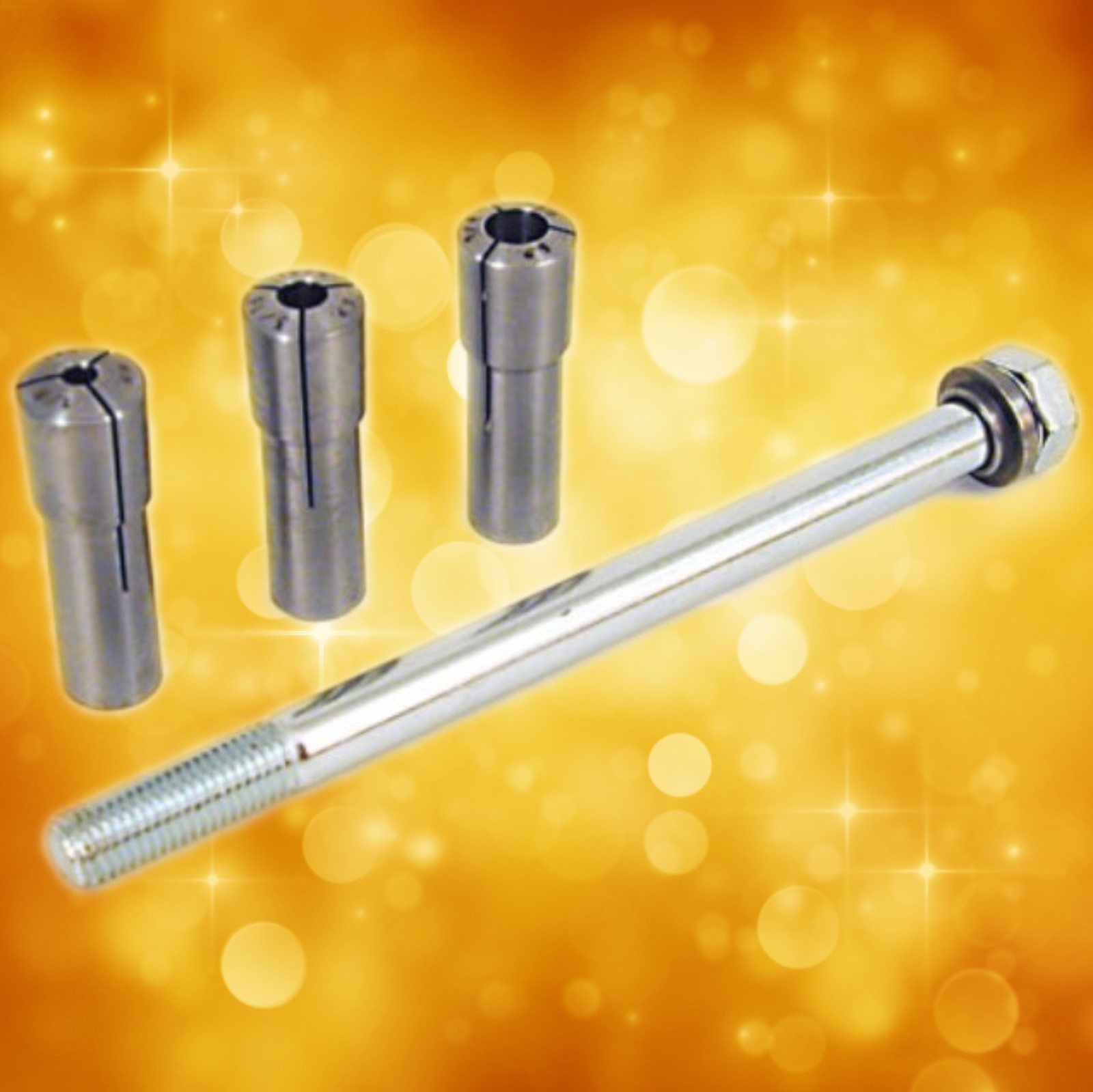 Sherline End Milling Collets, 3060 (3 Piece Set) (Inch) 3060